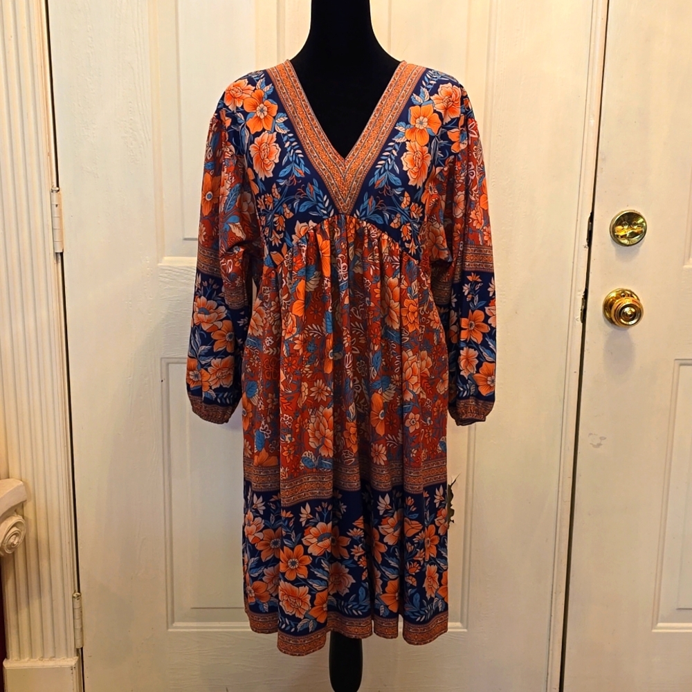 Dress: Multicolor silky feel #16